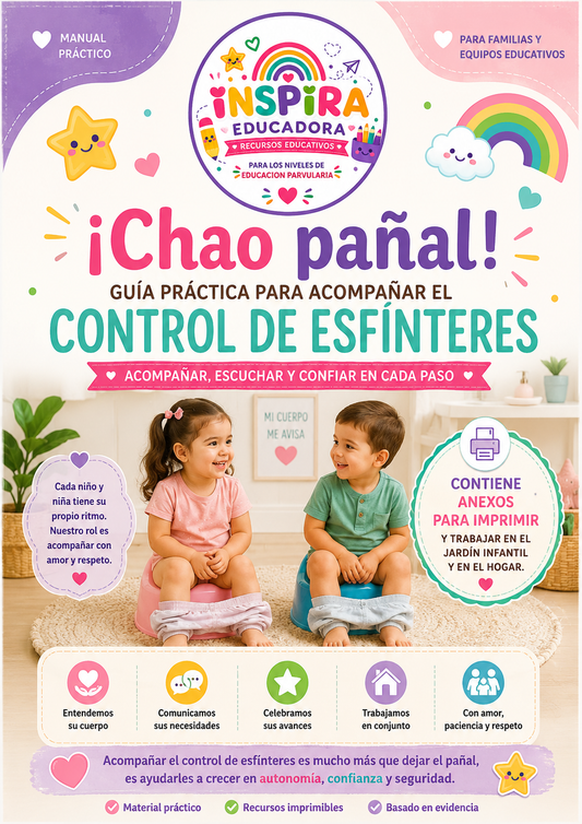 Guía Práctica "¡Chao Pañal!" | Control de Esfínter para Niños y Niñas