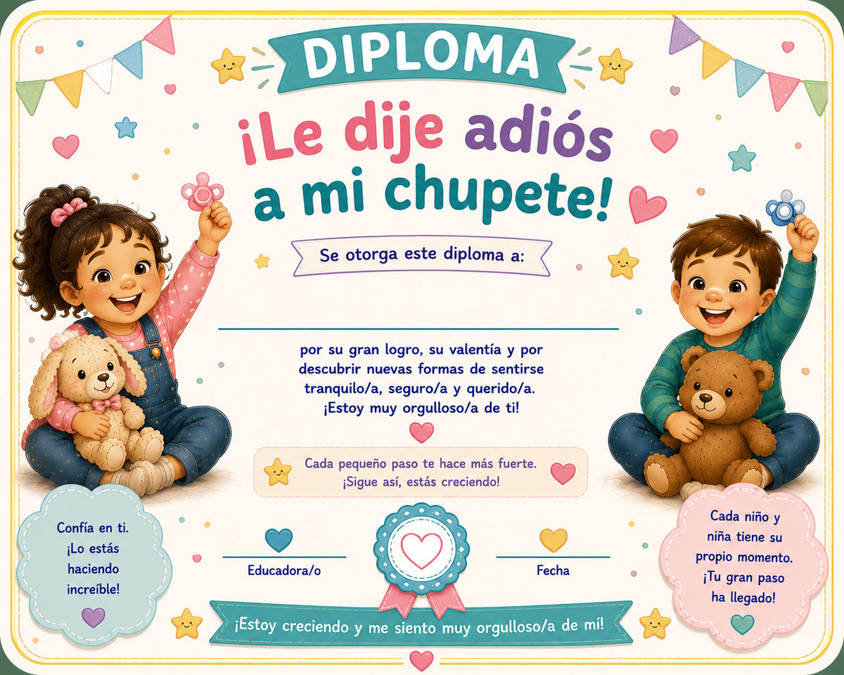 ¡Chao Chupete! | Guía para dejar el chupete